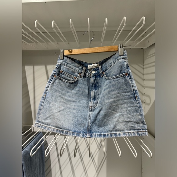 DENIM FORUM- 90’S RICCI DENIM SKIRT (7 yrs Bleu Taboo) - Picture 3 of 4